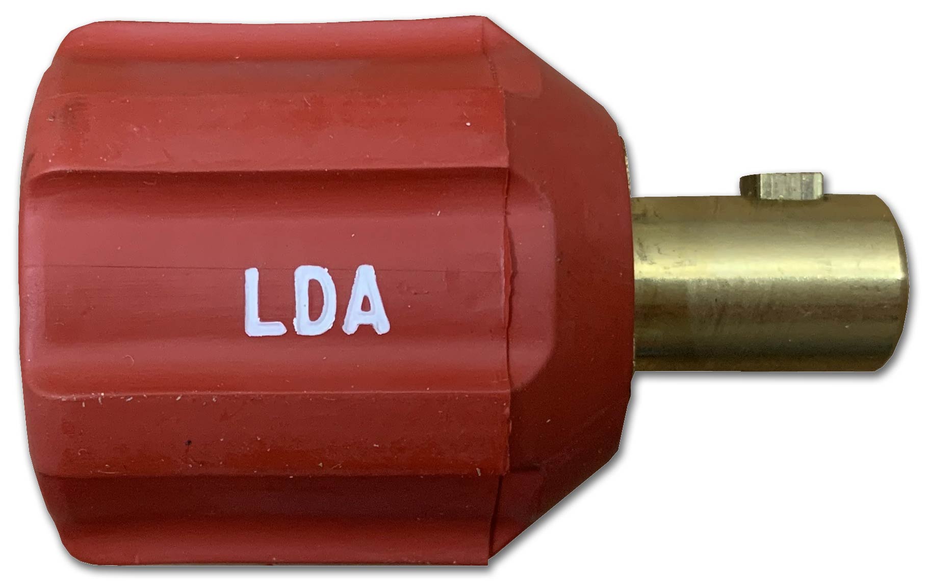 Adapter, dinse for LC40 connectors red